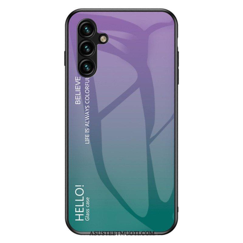 Case Samsung Galaxy A54 5G Karkaistu Lasi Hello