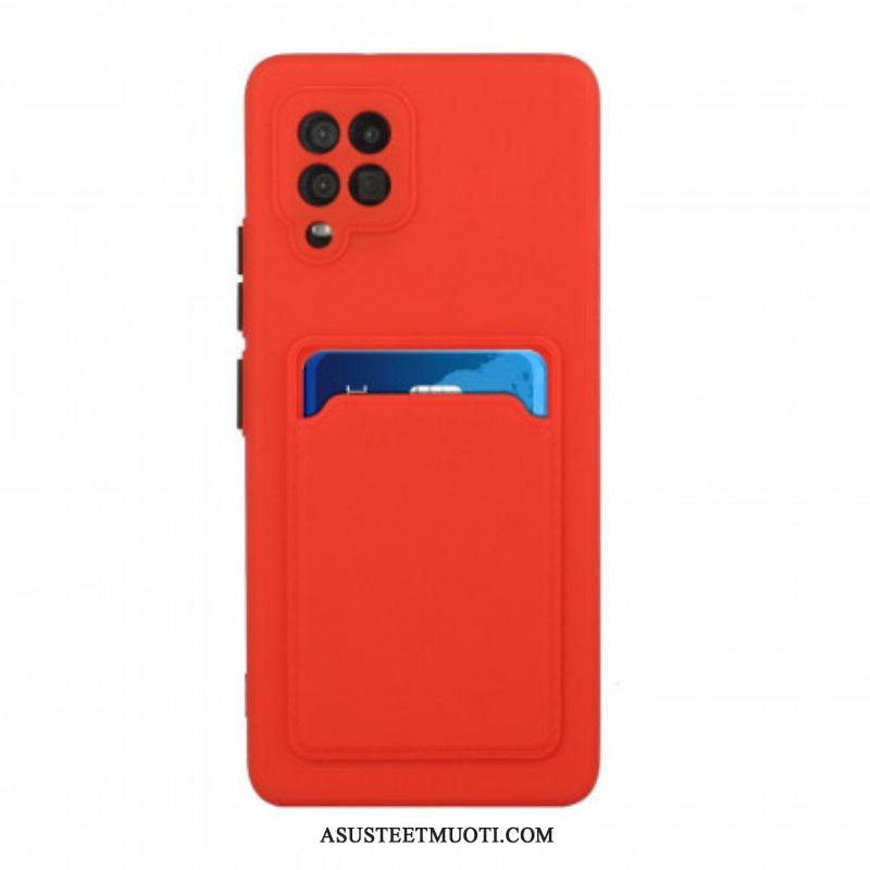 Case Samsung Galaxy M12 / A12 Silikoninen Korttikotelo