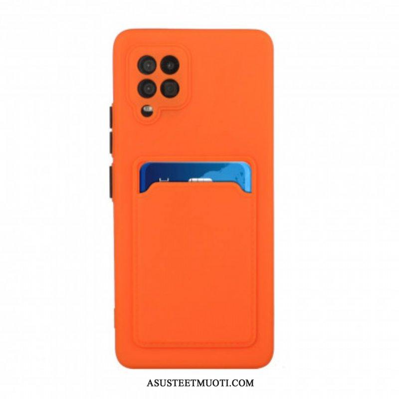 Case Samsung Galaxy M12 / A12 Silikoninen Korttikotelo