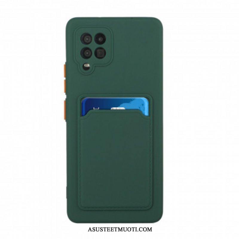 Case Samsung Galaxy M12 / A12 Silikoninen Korttikotelo