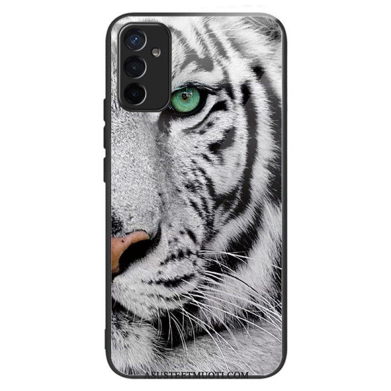 Case Samsung Galaxy M13 Tiger Karkaistu Lasi