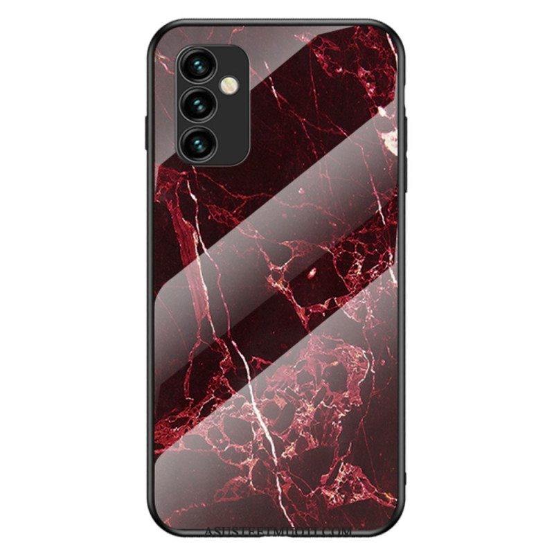 Case Samsung Galaxy M23 5G Marmorivärit Karkaistu Lasi