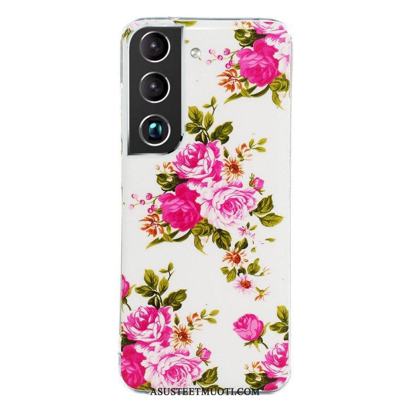 Case Samsung Galaxy S22 5G Fluoresoivat Liberty Flowers