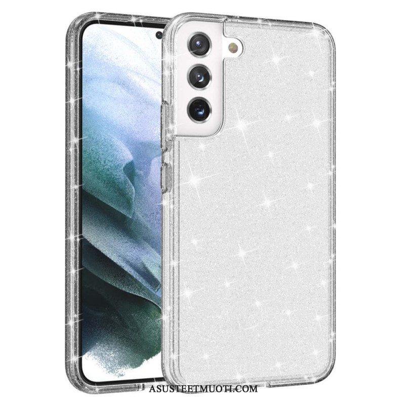 Case Samsung Galaxy S22 Plus 5G Läpinäkyvät Paljetit