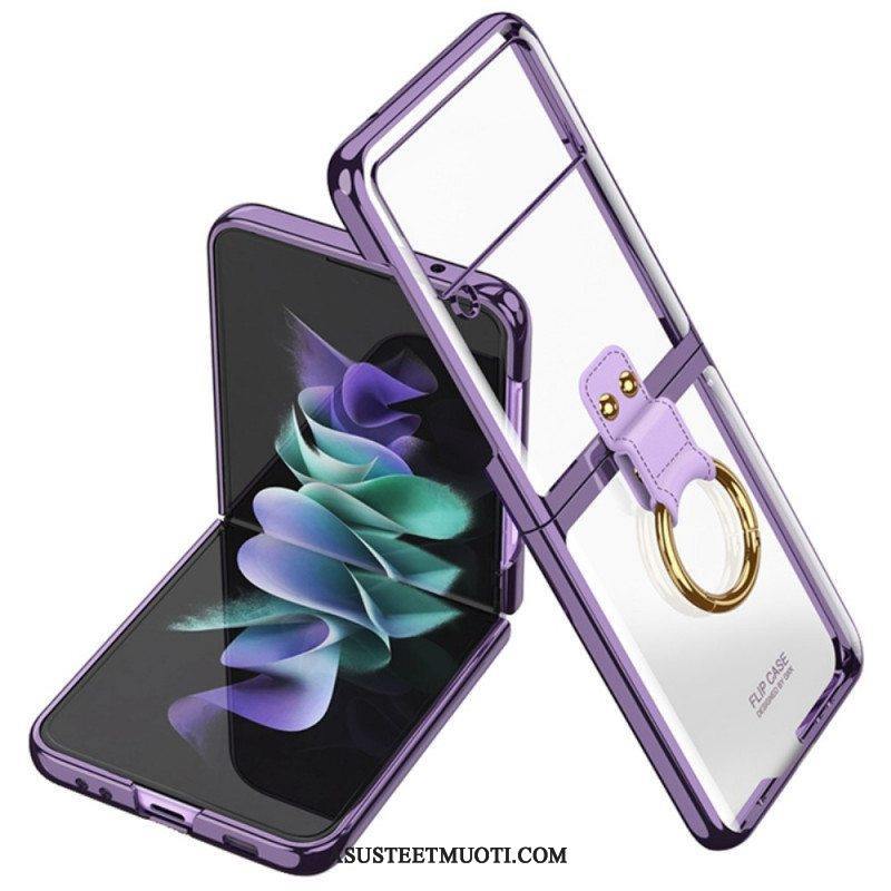 Case Samsung Galaxy Z Flip 3 5G Kotelot Flip Saumaton Gkk-rengas