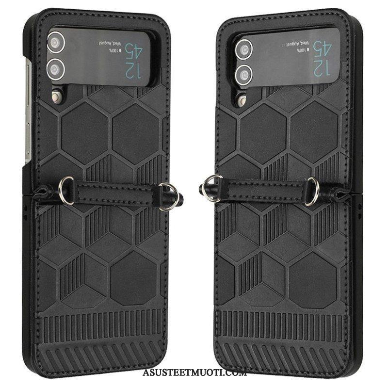 Case Samsung Galaxy Z Flip 4 Kotelot Flip Jalkapallopallon Suunnittelu