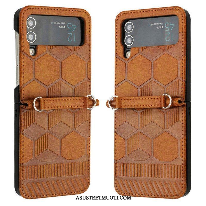 Case Samsung Galaxy Z Flip 4 Kotelot Flip Jalkapallopallon Suunnittelu