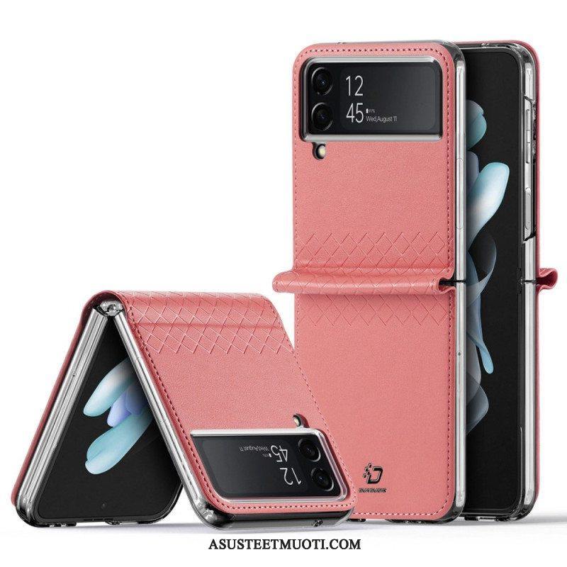 Case Samsung Galaxy Z Flip 4 Kotelot Flip Keinonahka Dux Ducis