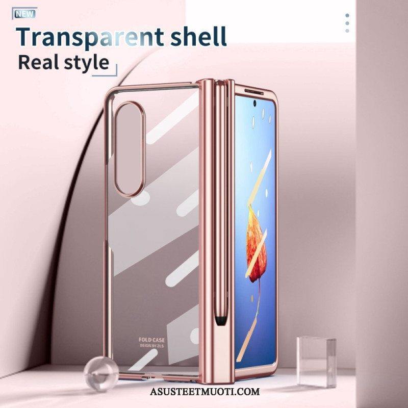 Case Samsung Galaxy Z Fold 4 Himmeä Kuori Kynällä