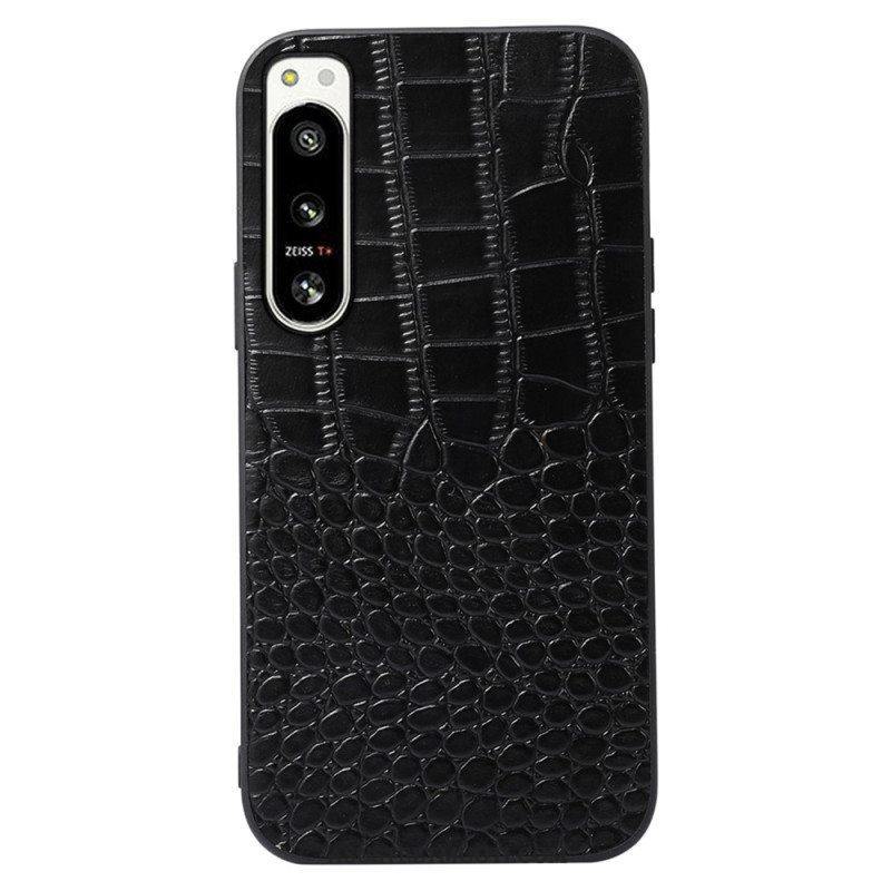 Case Sony Xperia 5 IV Aito Crocodile Texture -nahka