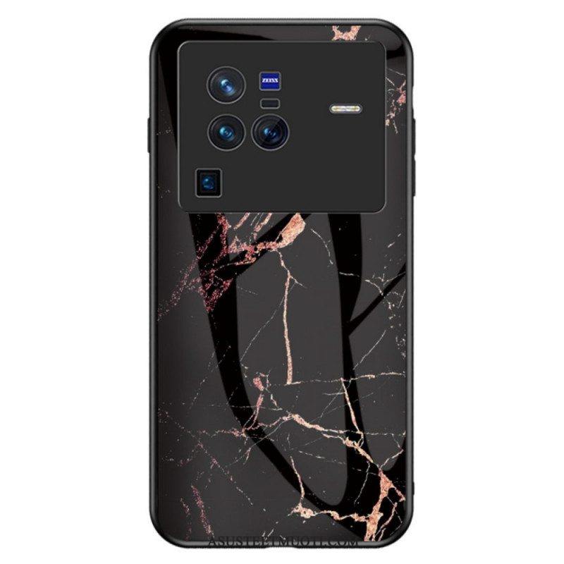 Case Vivo X80 Pro Marmori Karkaistu Lasi