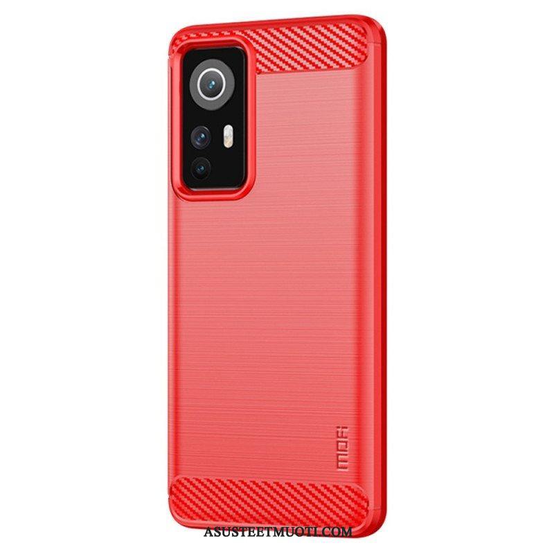 Case Xiaomi 12 / 12X Mofi Harjattu Hiilikuitu