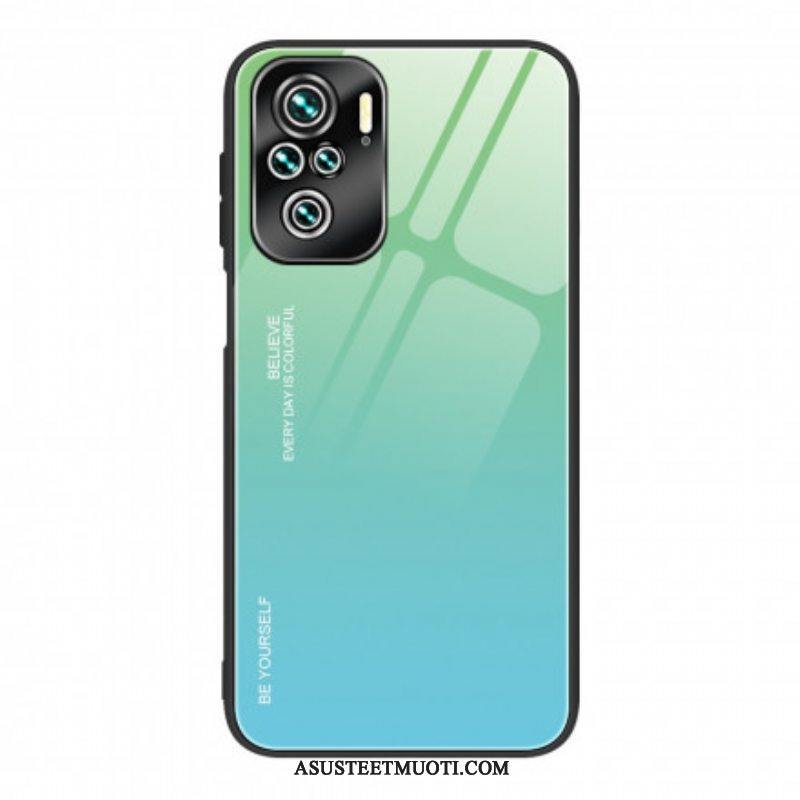 Case Xiaomi Redmi Note 10 Pro Karkaistu Lasi Ole Oma Itsesi