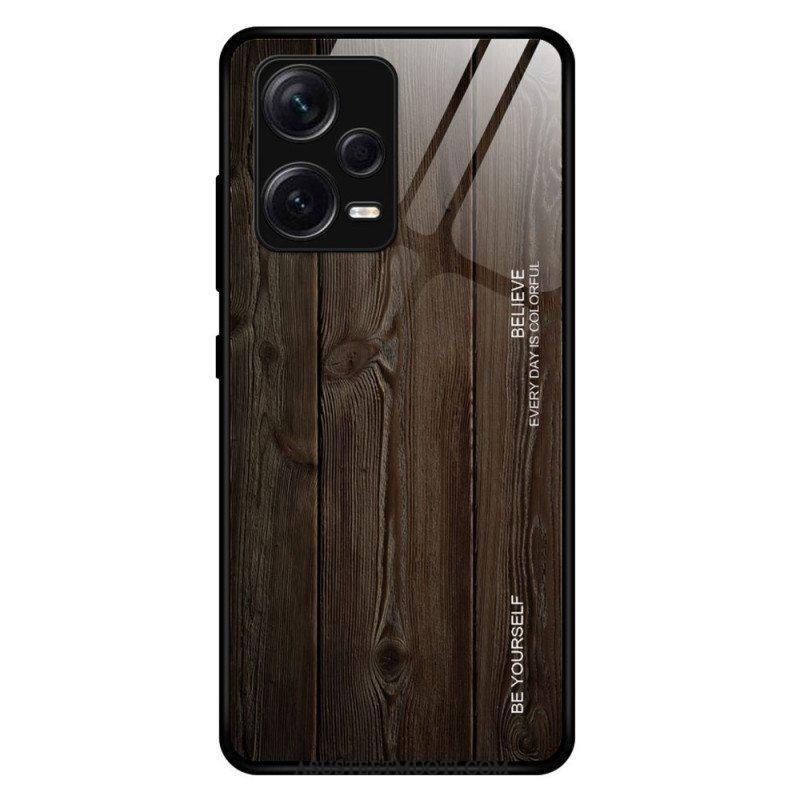 Case Xiaomi Redmi Note 12 Pro Plus Wood Design Karkaistu Lasi