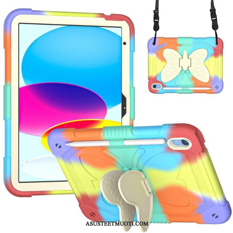 Case iPad 10.9" (2022) Ultra Resistant Ja Butterfly Olkahihna