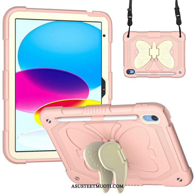 Case iPad 10.9" (2022) Ultra Resistant Ja Butterfly Olkahihna