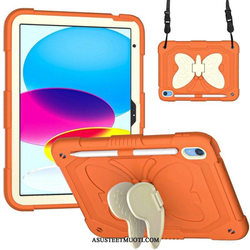 Case iPad 10.9" (2022) Ultra Resistant Ja Butterfly Olkahihna