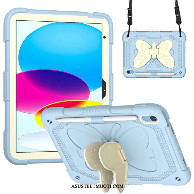 Case iPad 10.9" (2022) Ultra Resistant Ja Butterfly Olkahihna