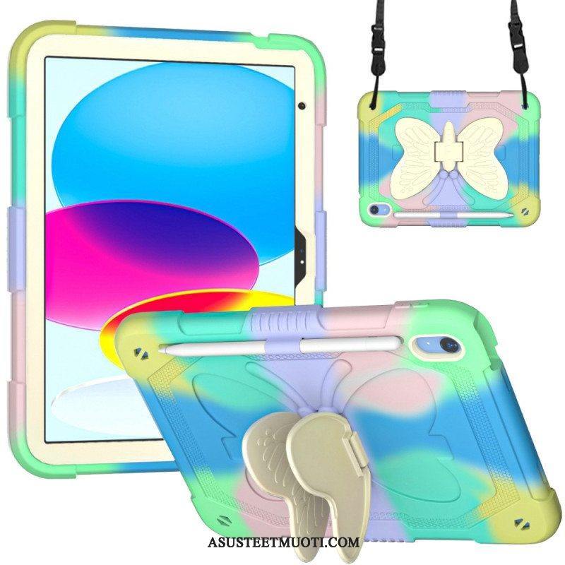 Case iPad 10.9" (2022) Ultra Resistant Ja Butterfly Olkahihna