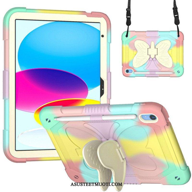 Case iPad 10.9" (2022) Ultra Resistant Ja Butterfly Olkahihna