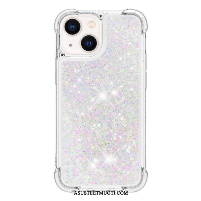 Case iPhone 15 Glitteriä