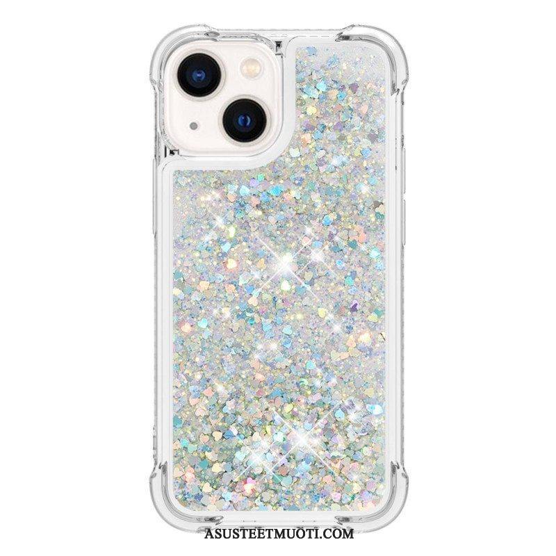 Case iPhone 15 Glitteriä