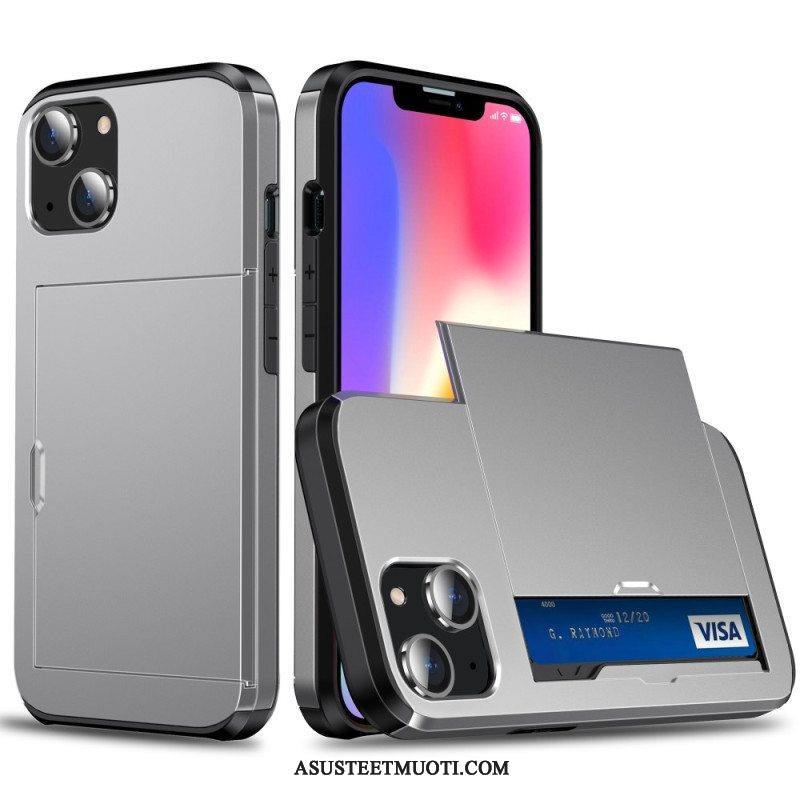 Case iPhone 15 Plus Integroitu Metallitehostekorttipidike