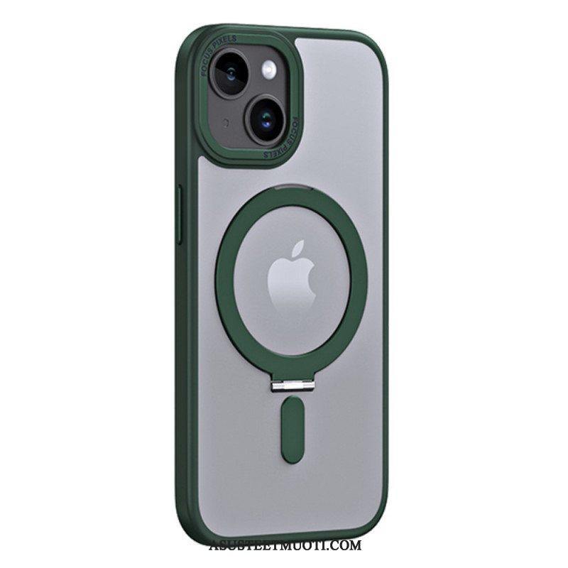 Case iPhone 15 Plus Magsafe Yhteensopiva Tuen Kanssa