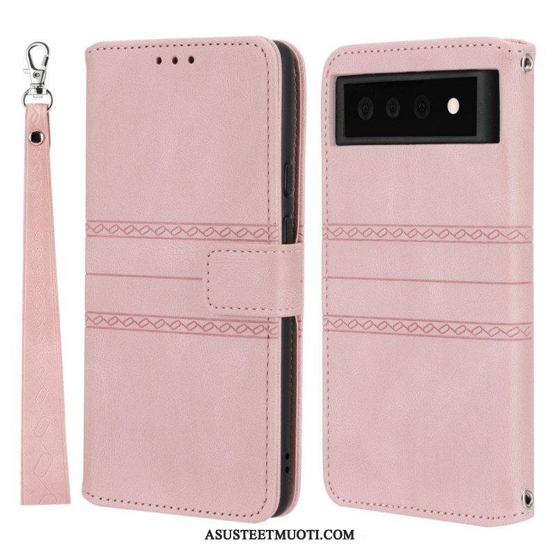 Flip Case Google Pixel 6 Pitsisaumat