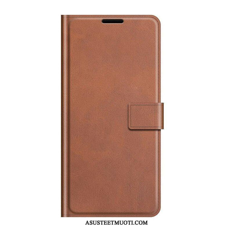 Flip Case Google Pixel 6 Pro Ohut Extreme Leather -efekti