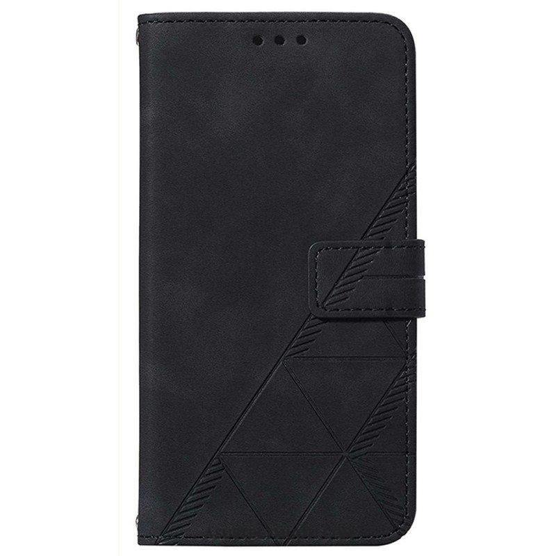 Flip Case Google Pixel 7 Pro Kolmiot Olkahihnalla