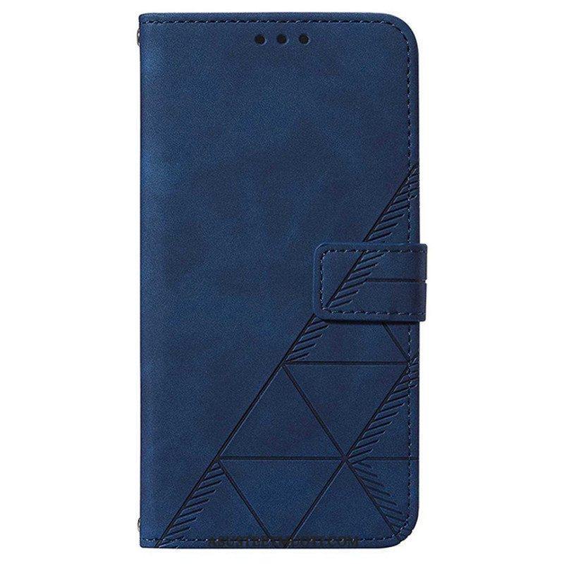 Flip Case Google Pixel 7 Pro Kolmiot Olkahihnalla