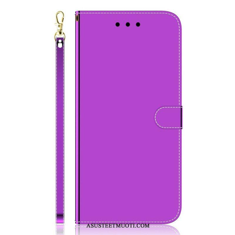 Flip Case Honor 50 Lite Keinonahkainen Peilin Kansi