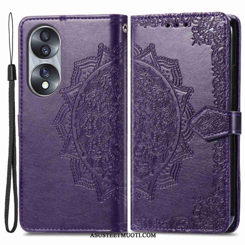 Flip Case Honor 70 Mandala Keskiaika