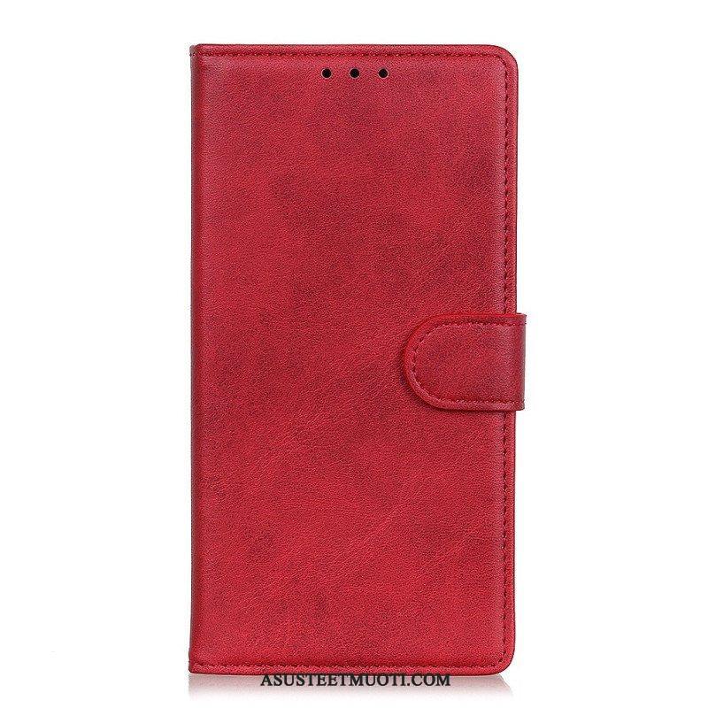 Flip Case Honor 70 Matta Keinonahka