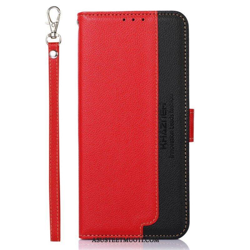 Flip Case Honor Magic 5 Lite Litsi Style Rfid Khazneh