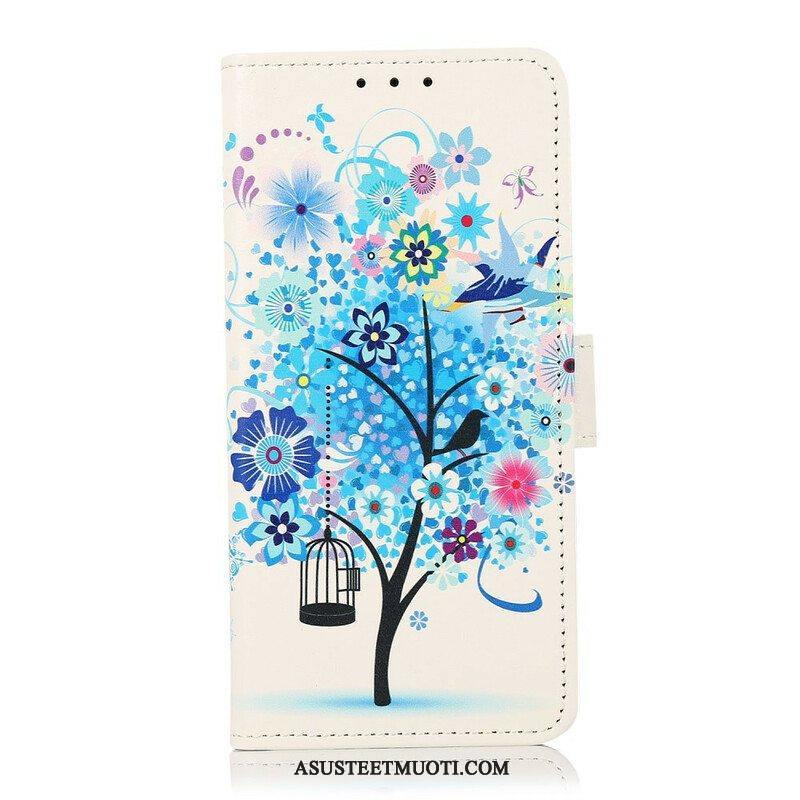 Flip Case OnePlus Nord 2 5G Kukkiva Puu