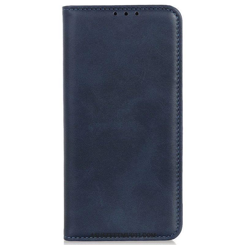 Flip Case OnePlus Nord 2T 5G Halkaistu Nahka