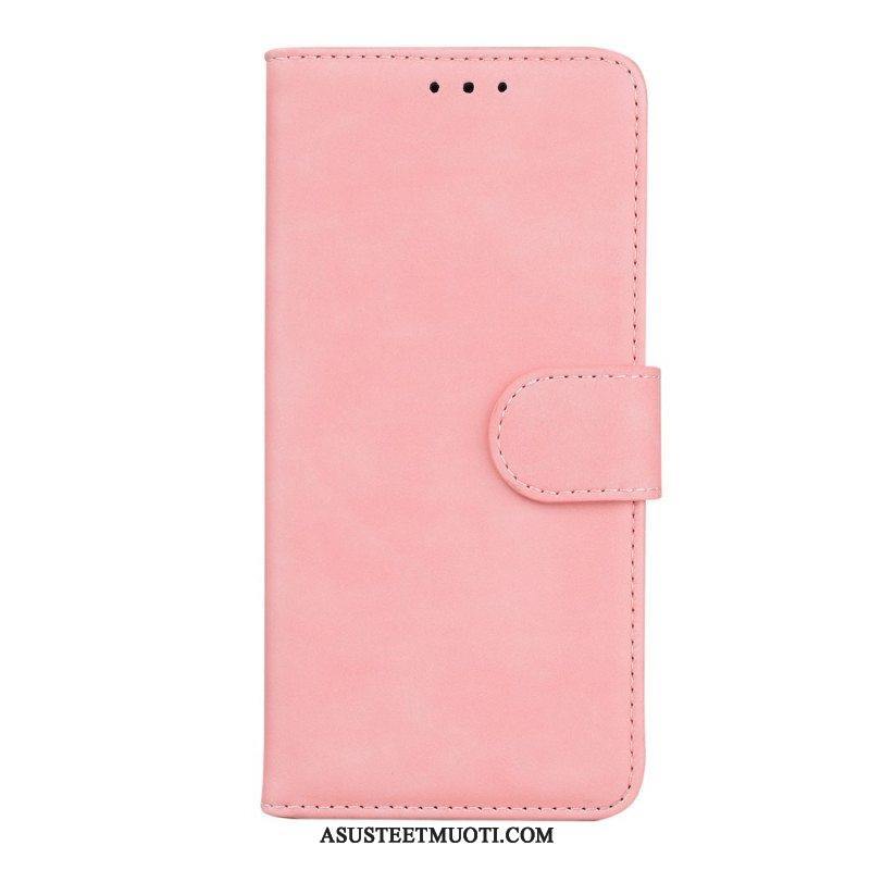 Flip Case OnePlus Nord CE 2 5G Keinonahka Pastelli