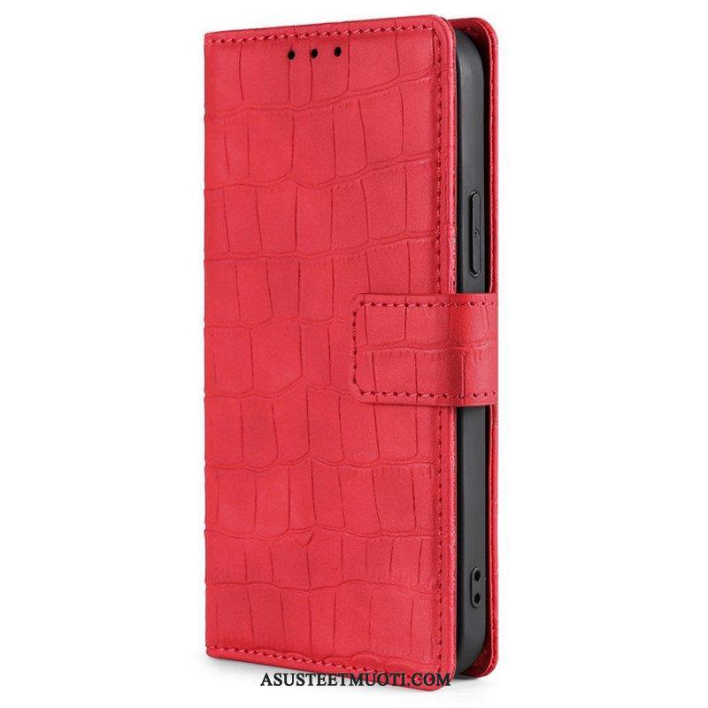 Flip Case OnePlus Nord CE 2 Lite 5G Krokotiilin Ihotyyli