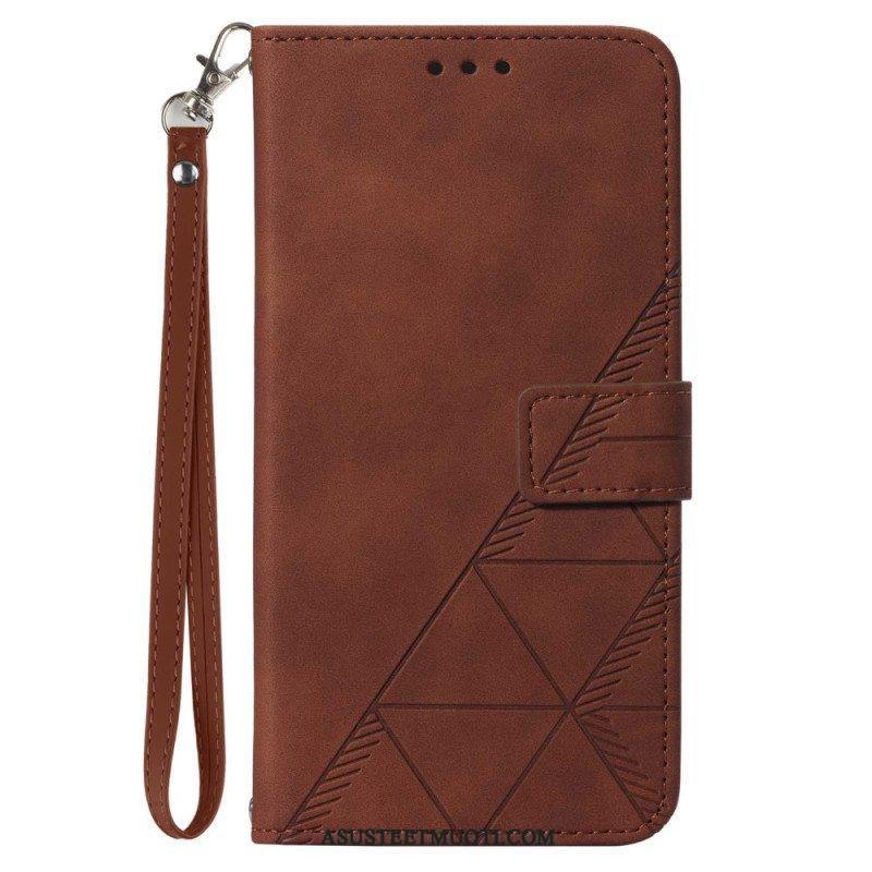 Flip Case OnePlus Nord CE 3 Lite 5G Suojaketju Kuori Hihnan Kolmiot