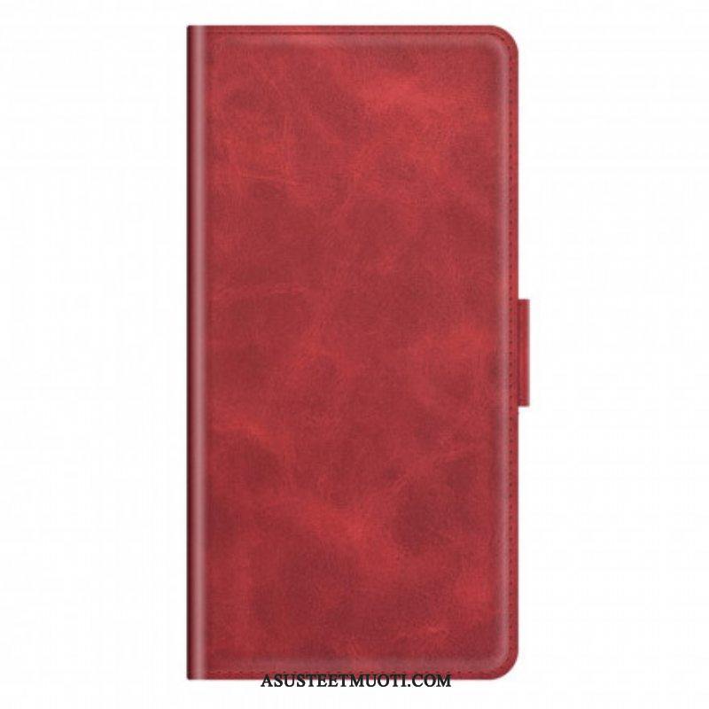 Flip Case Oppo Reno 6 5G Kaksoissulkeminen