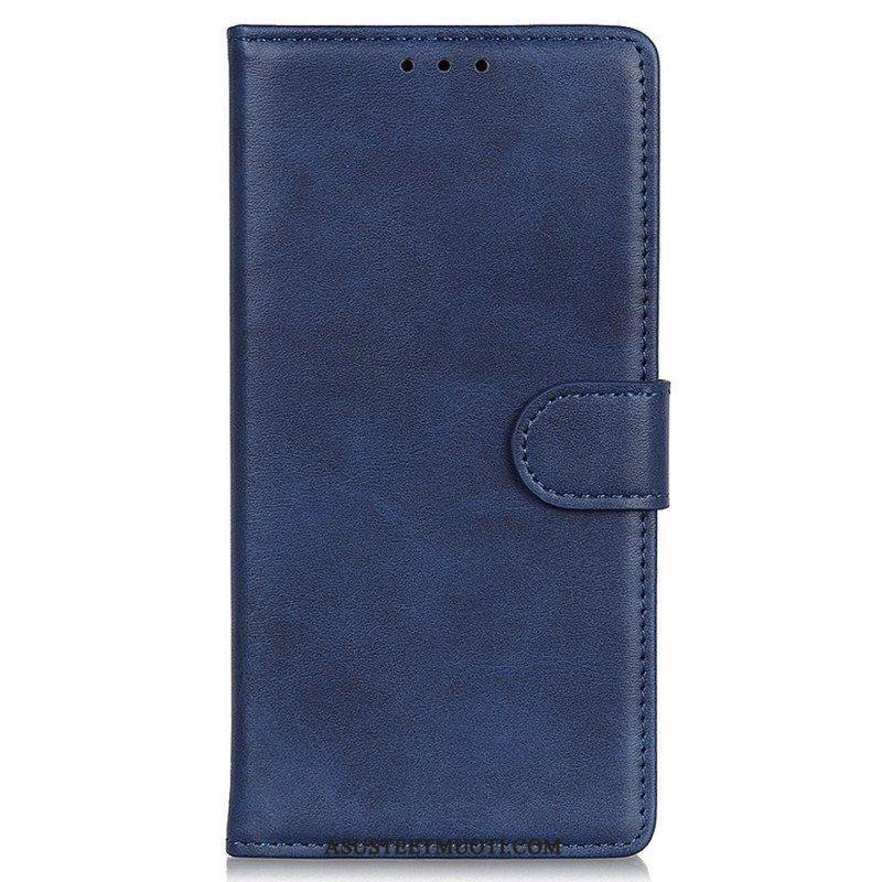 Flip Case Poco F4 GT Matta Keinonahka