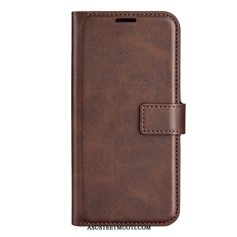 Flip Case Poco M4 Pro 5G Faux Leather Design Plus