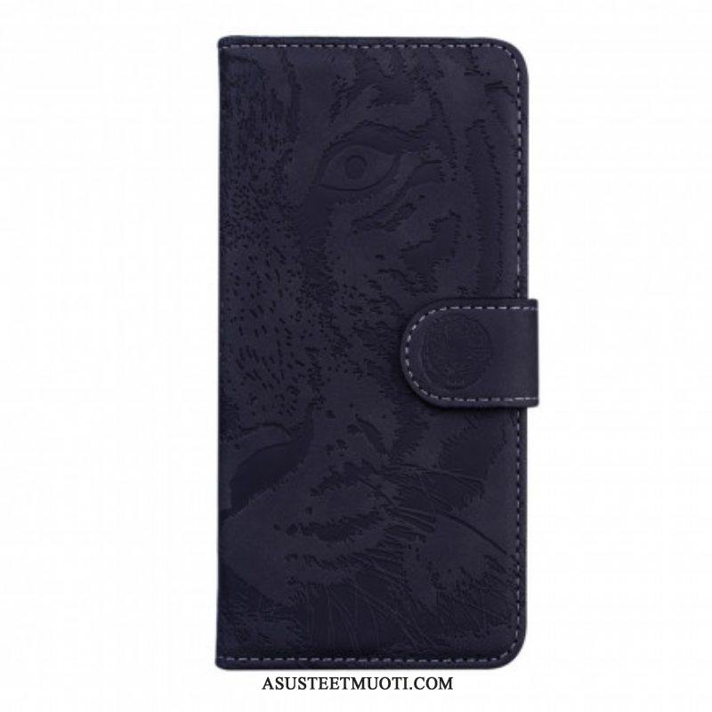 Flip Case Samsung Galaxy A52 4G / A52 5G / A52s 5G Tiger-kasvoprintti