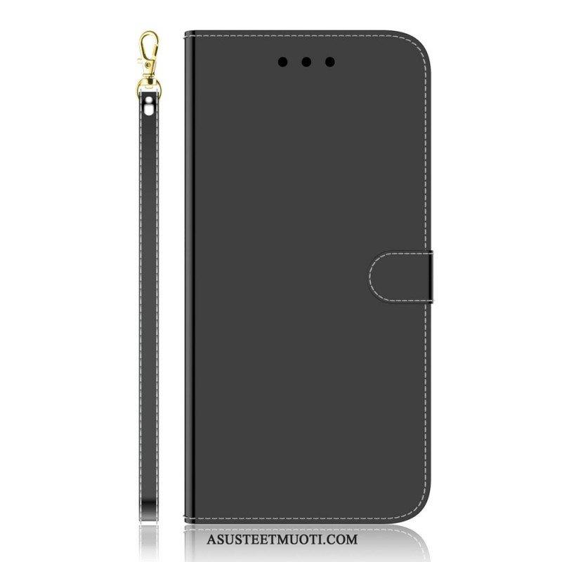 Flip Case Samsung Galaxy A53 5G Keinonahkainen Peilin Kansi