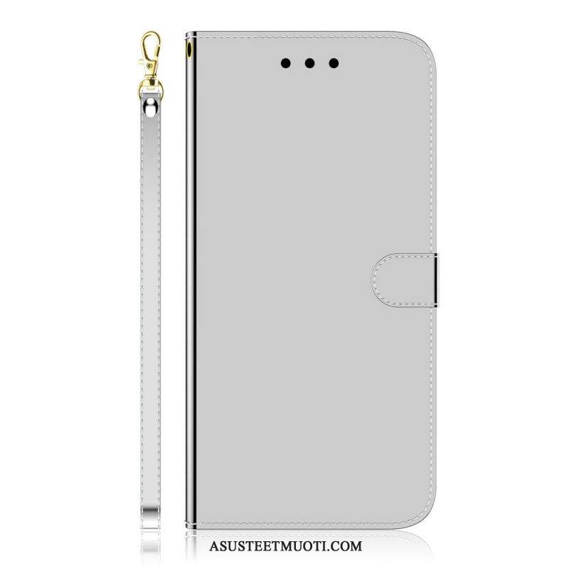 Flip Case Samsung Galaxy A53 5G Keinonahkainen Peilin Kansi