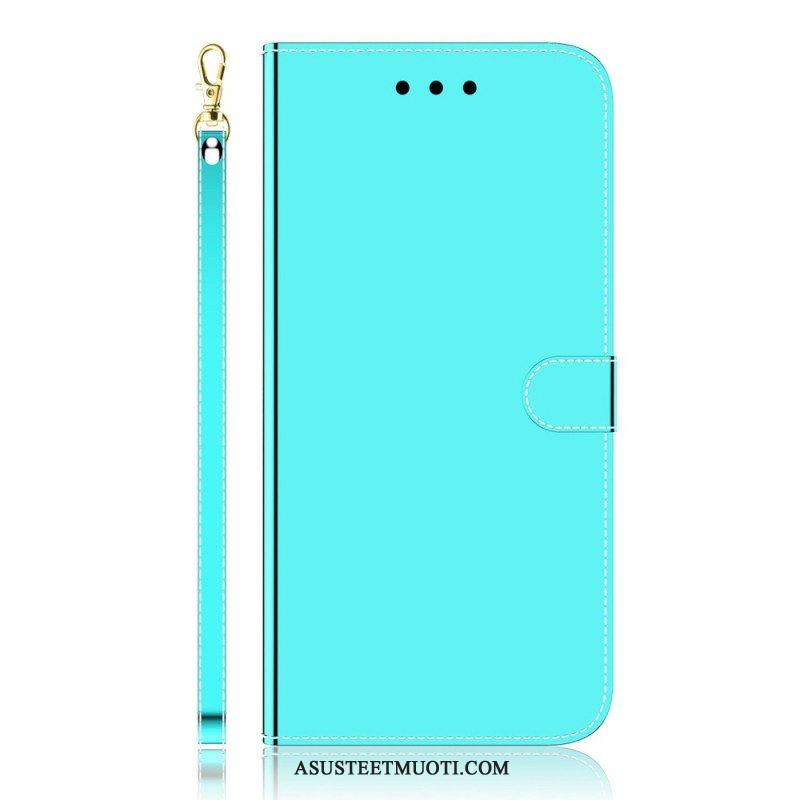 Flip Case Samsung Galaxy A53 5G Keinonahkainen Peilin Kansi