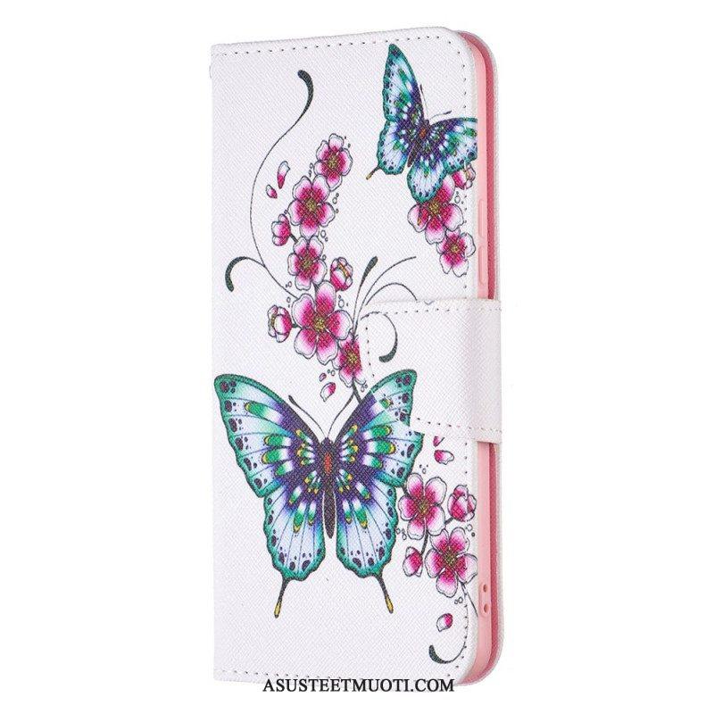 Flip Case Samsung Galaxy A53 5G Perhosia