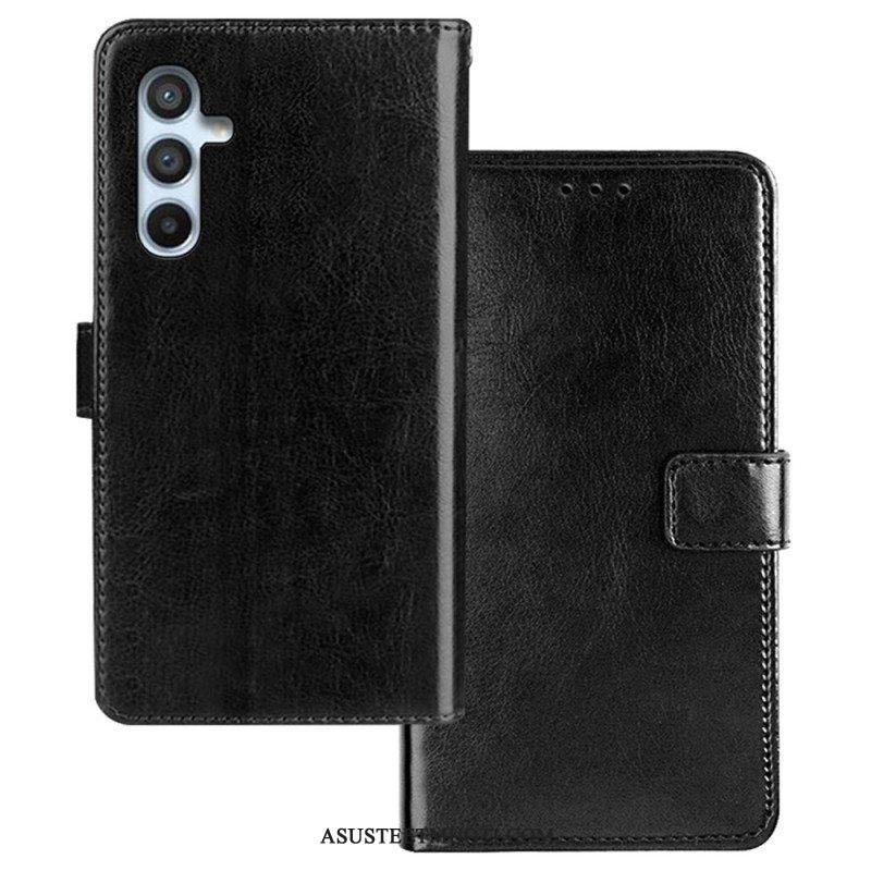 Flip Case Samsung Galaxy A54 5G Nahkajäljitelmä Idewei